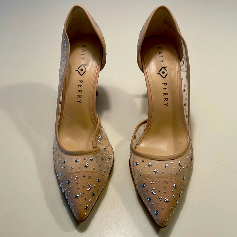 Nude mesh pumps by Katy Perry. Never worn